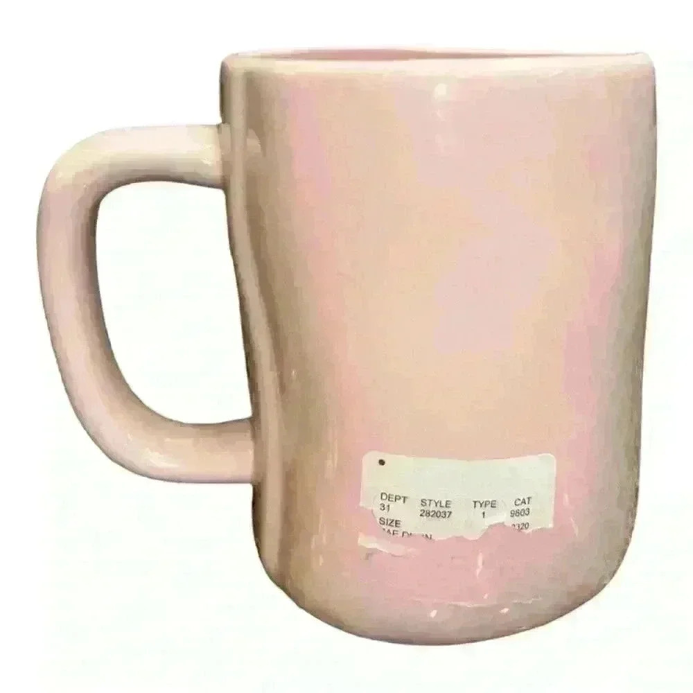 NWT Rae Dunn Magenta Easter Hunny Bunny Mug in Full Pink Traditional LL Spring - Picture 3 of 5